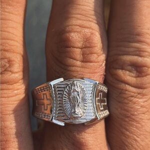 & Other Stories Silver and Brown Men's Ring